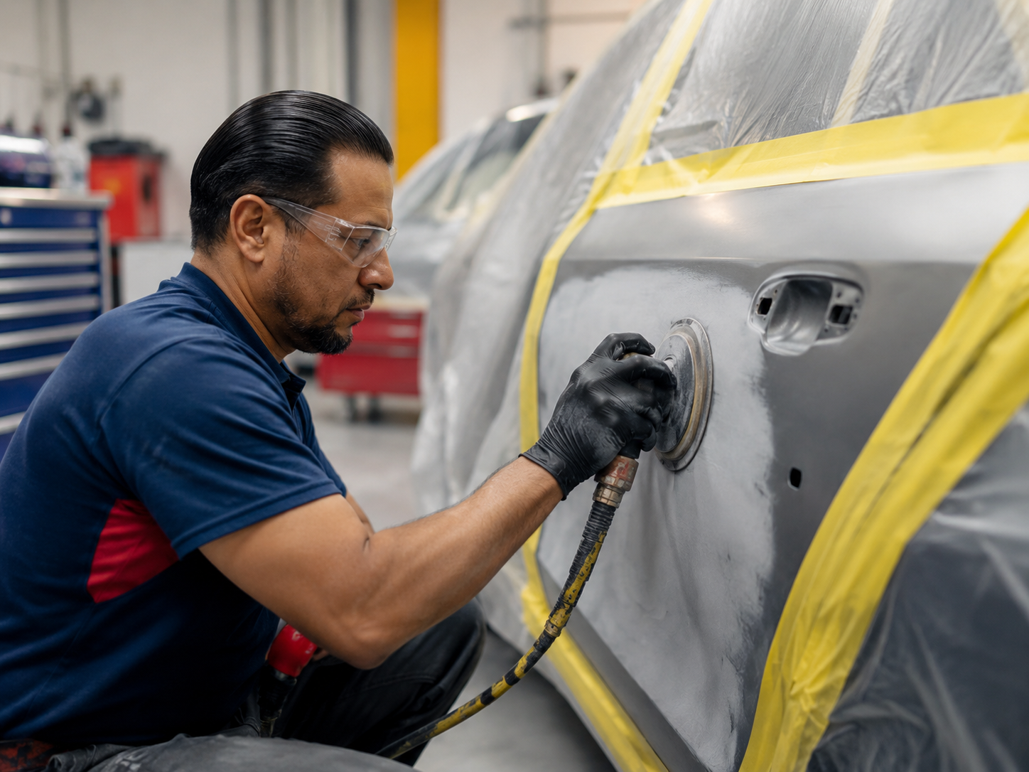 Auto paint repair visual