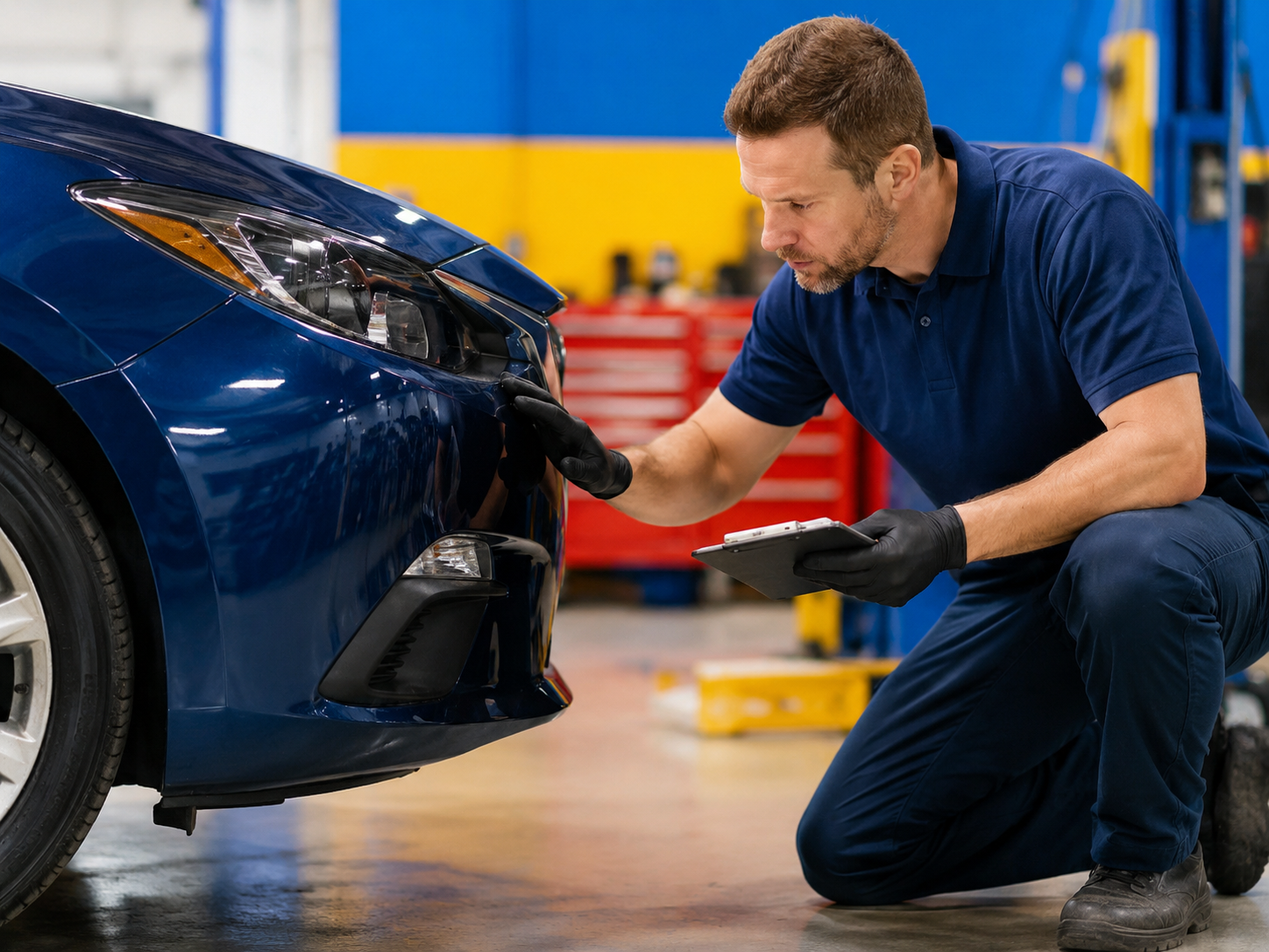 Hail and dent repair visual