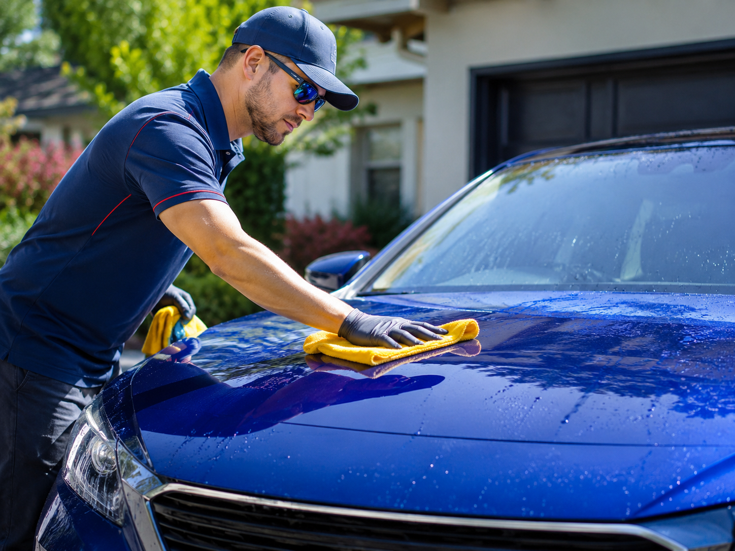 Customer discussing vehicle repair questions